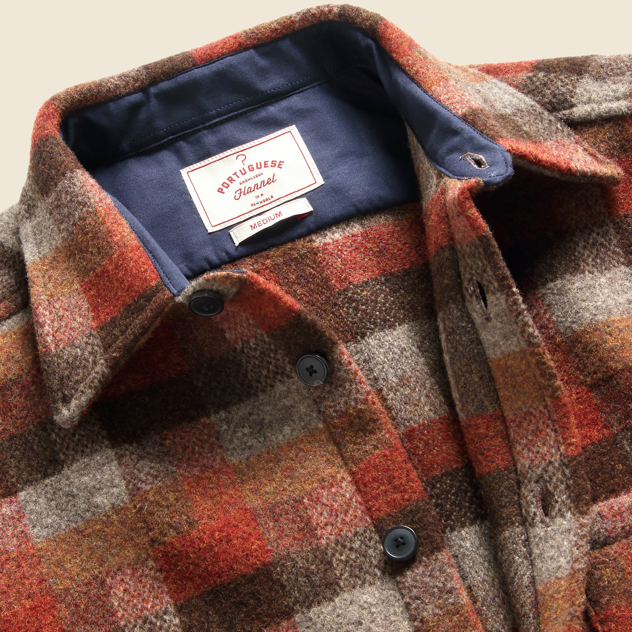 Agripa Overshirt - Brown - Portuguese Flannel - STAG Provisions - Tops - L/S Woven - Overshirt