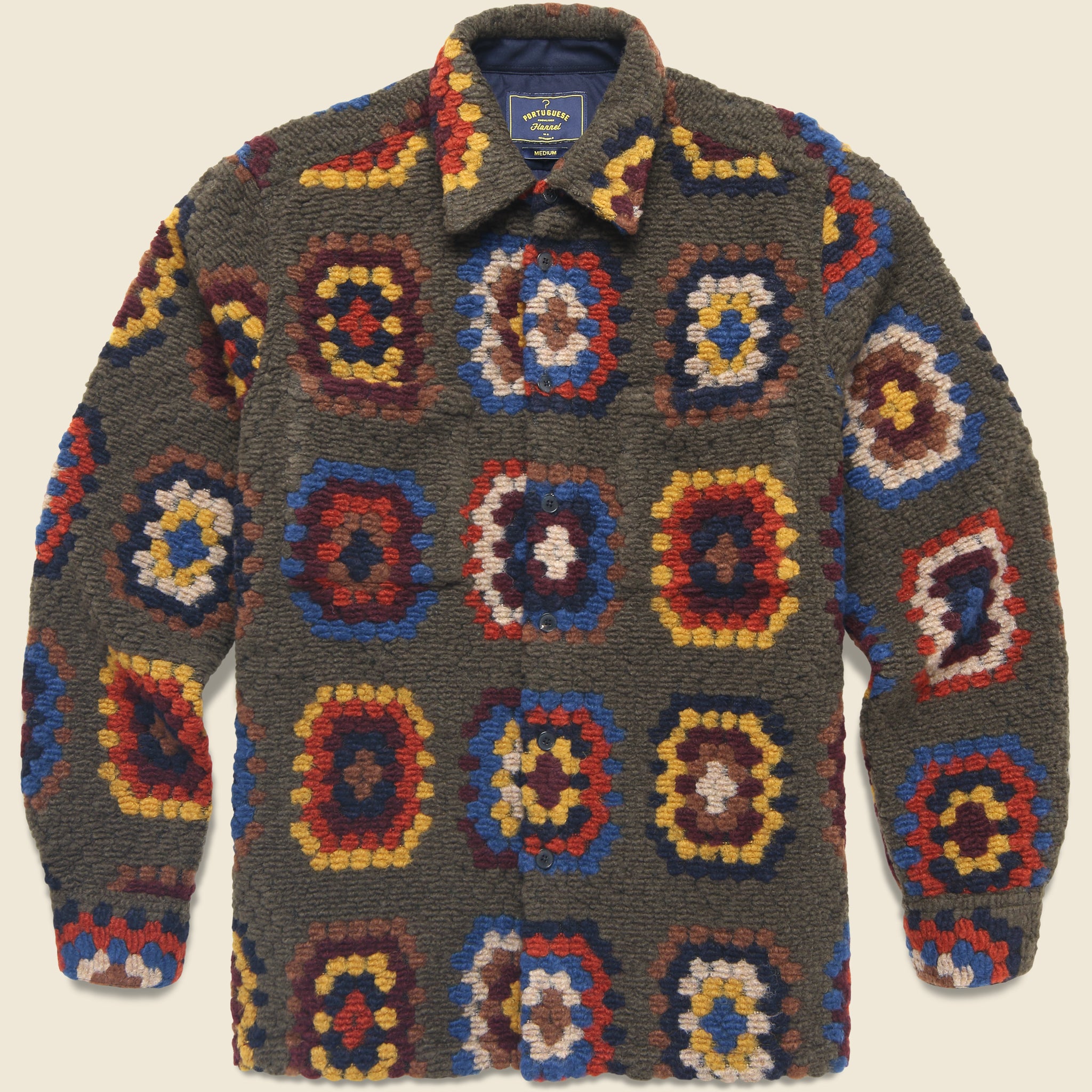 Grandma's Quilt Overshirt - Green - Portuguese Flannel - STAG Provisions - Tops - L/S Woven - Overshirt