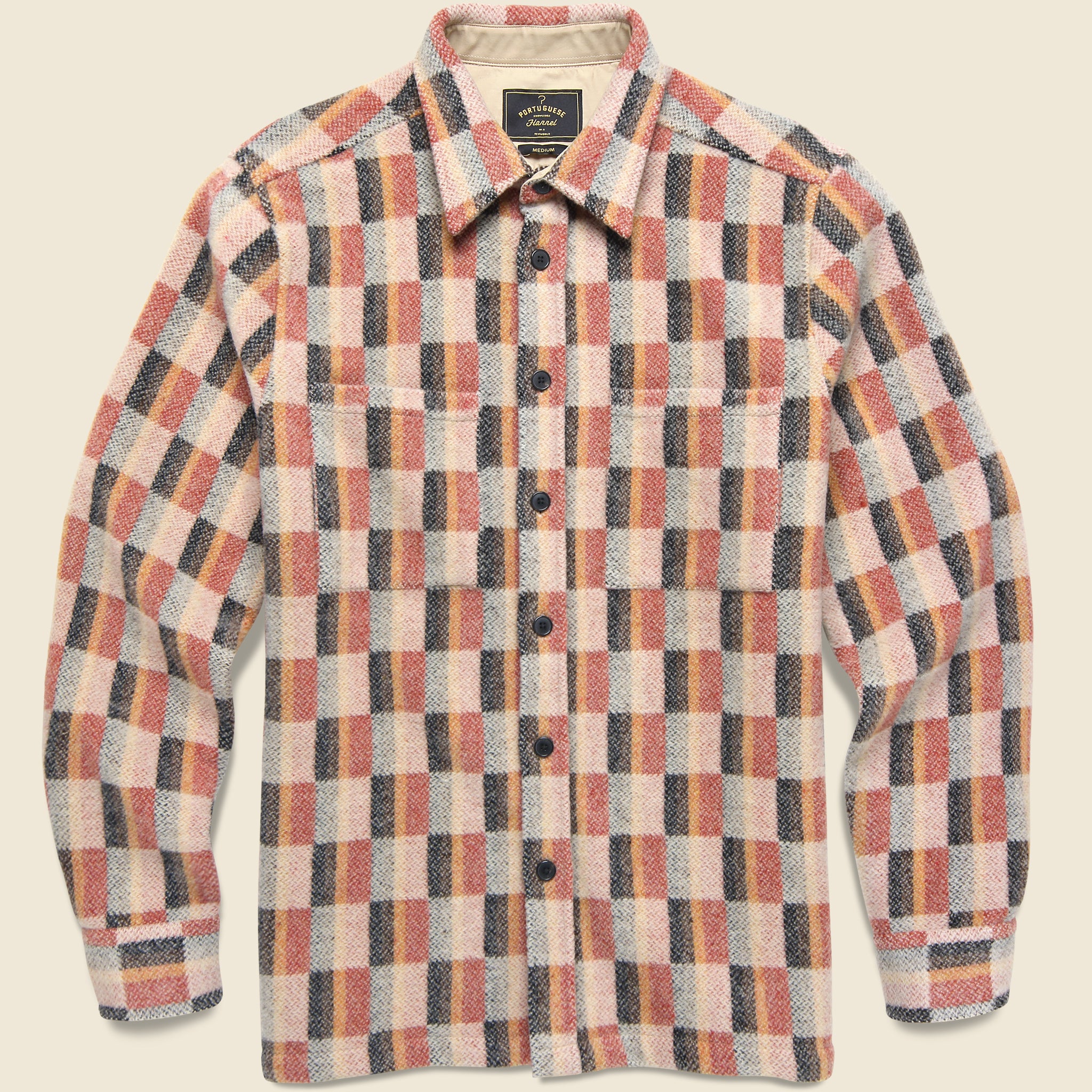 Tulia Overshirt - Taupe - Portuguese Flannel - STAG Provisions - Tops - L/S Woven - Overshirt