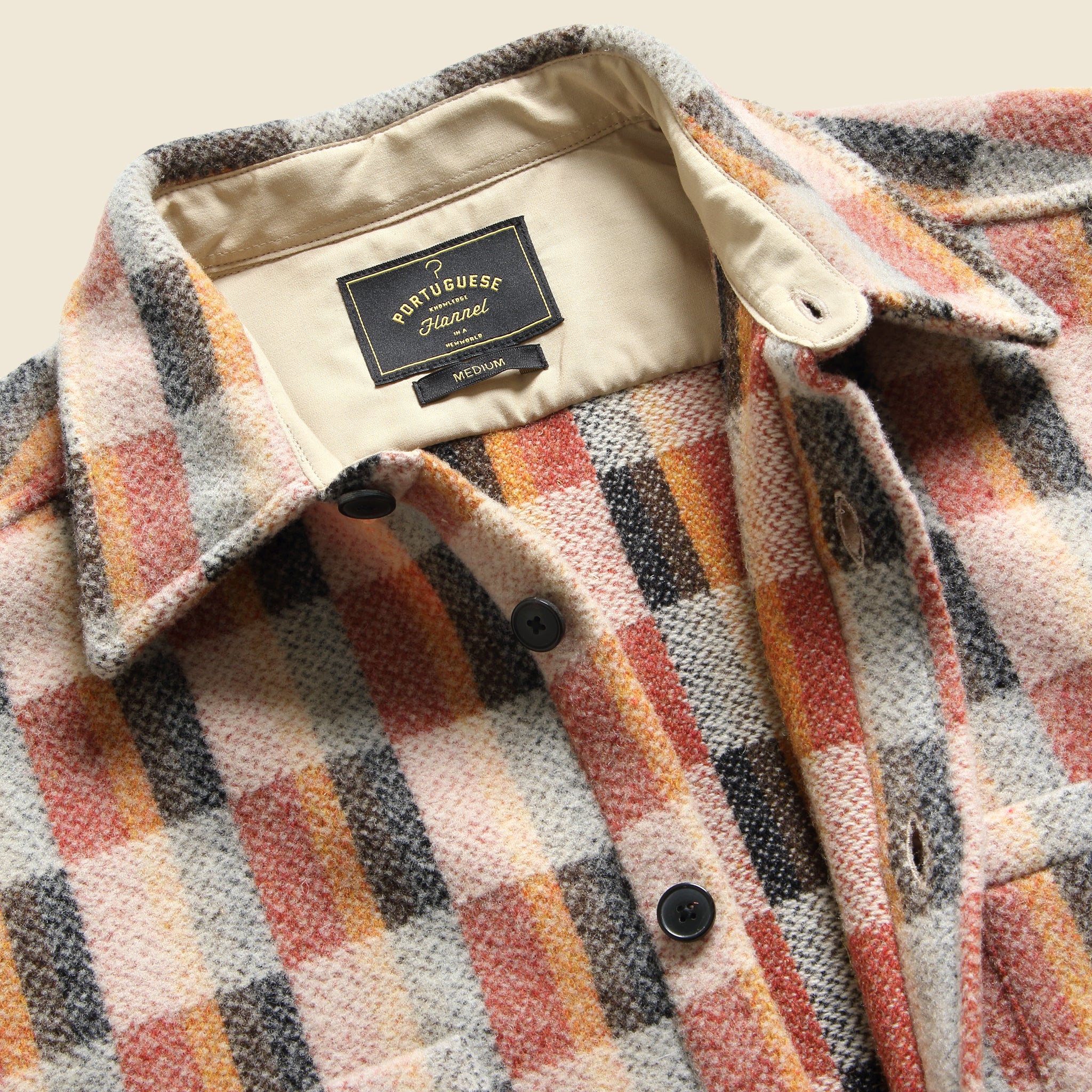 Tulia Overshirt - Taupe - Portuguese Flannel - STAG Provisions - Tops - L/S Woven - Overshirt