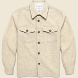 Field Overshirt - Ecru - Portuguese Flannel - STAG Provisions - Tops - L/S Woven - Overshirt