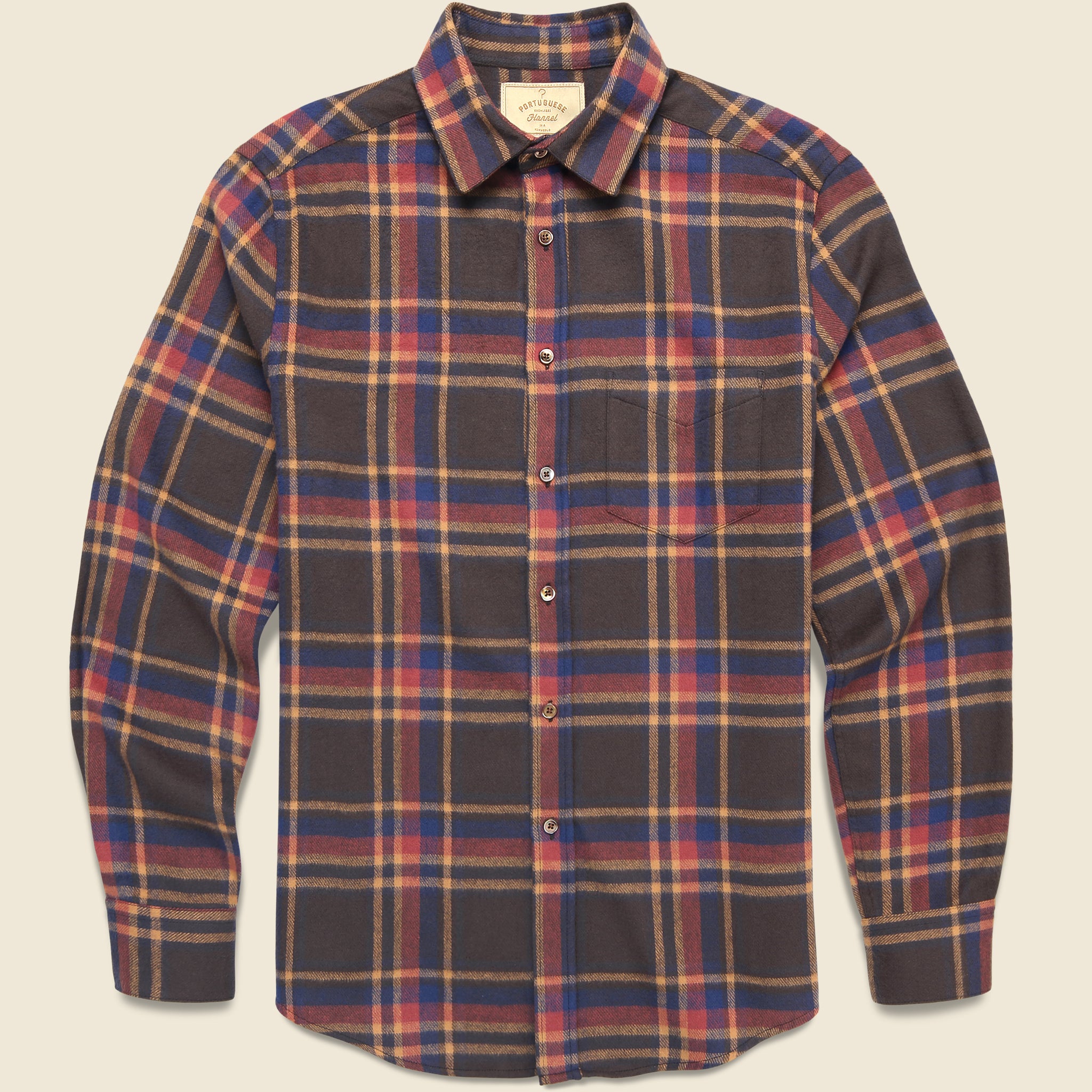 Castor Shirt - Brown - Portuguese Flannel - STAG Provisions - Tops - L/S Woven - Plaid