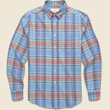 Lucia Shirt - Blue - Portuguese Flannel - STAG Provisions - Tops - L/S Woven - Plaid