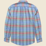 Lucia Shirt - Blue - Portuguese Flannel - STAG Provisions - Tops - L/S Woven - Plaid