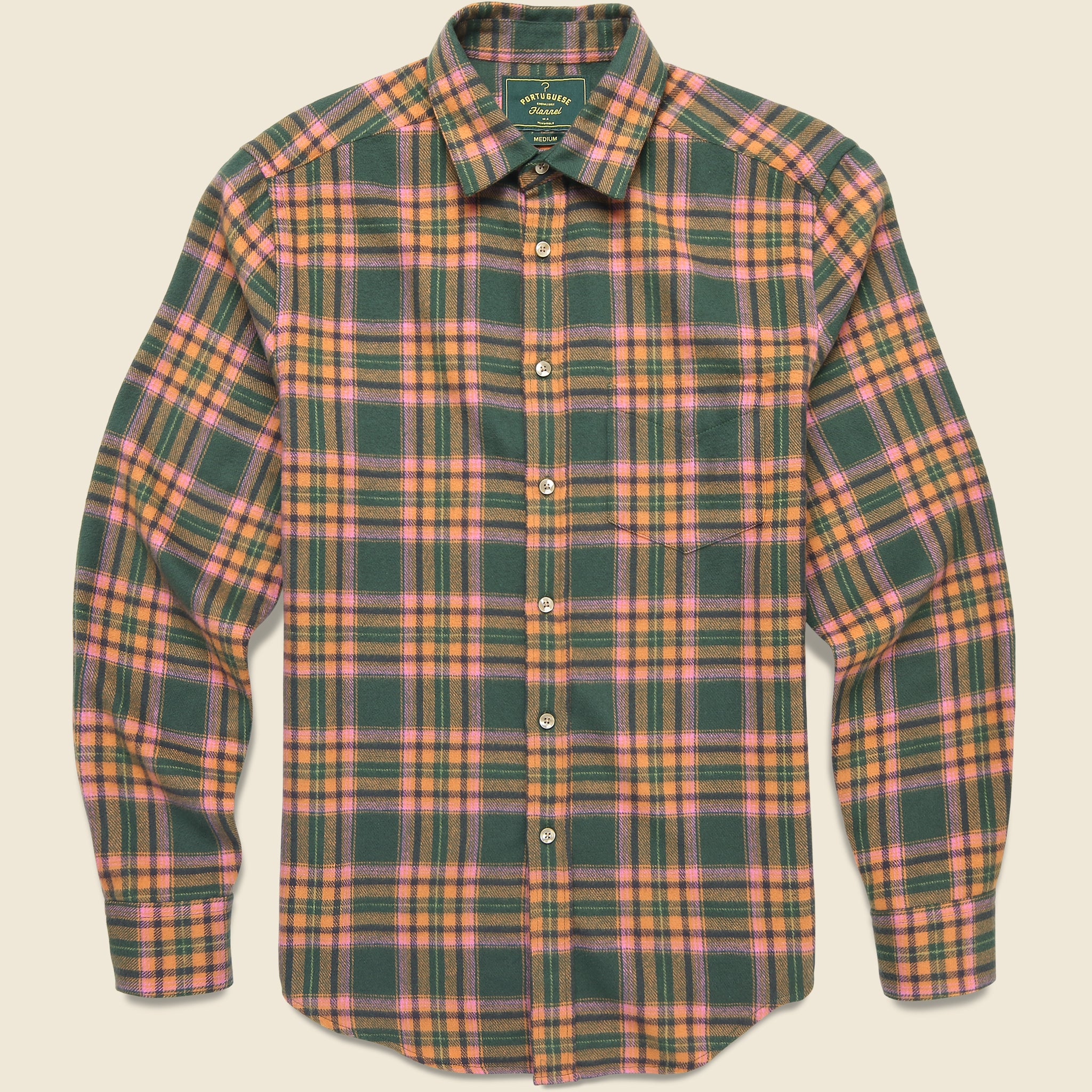 Olivara Shirt - Green - Portuguese Flannel - STAG Provisions - Tops - L/S Woven - Plaid
