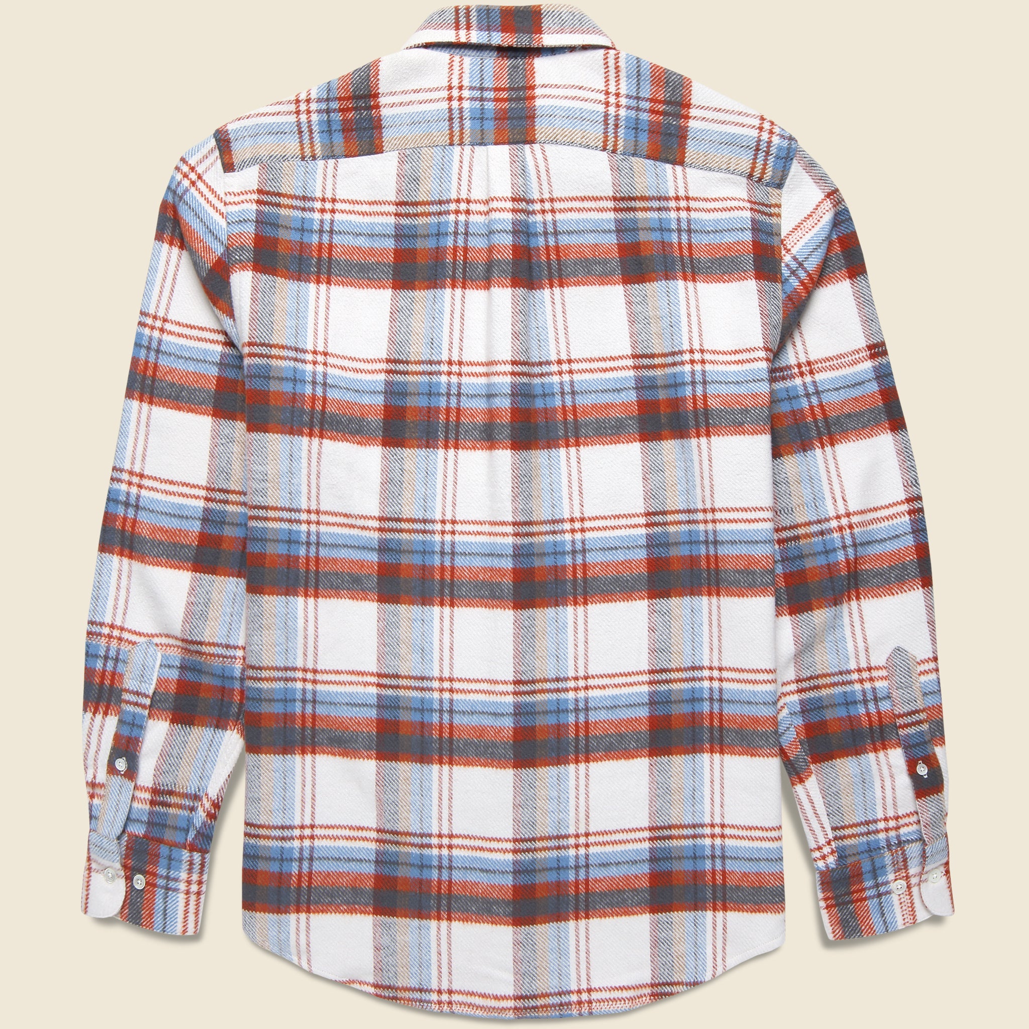Phillo Shirt - Off White - Portuguese Flannel - STAG Provisions - Tops - L/S Woven - Plaid