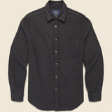 Sounds Shirt - Black - Portuguese Flannel - STAG Provisions - Tops - L/S Woven - Solid