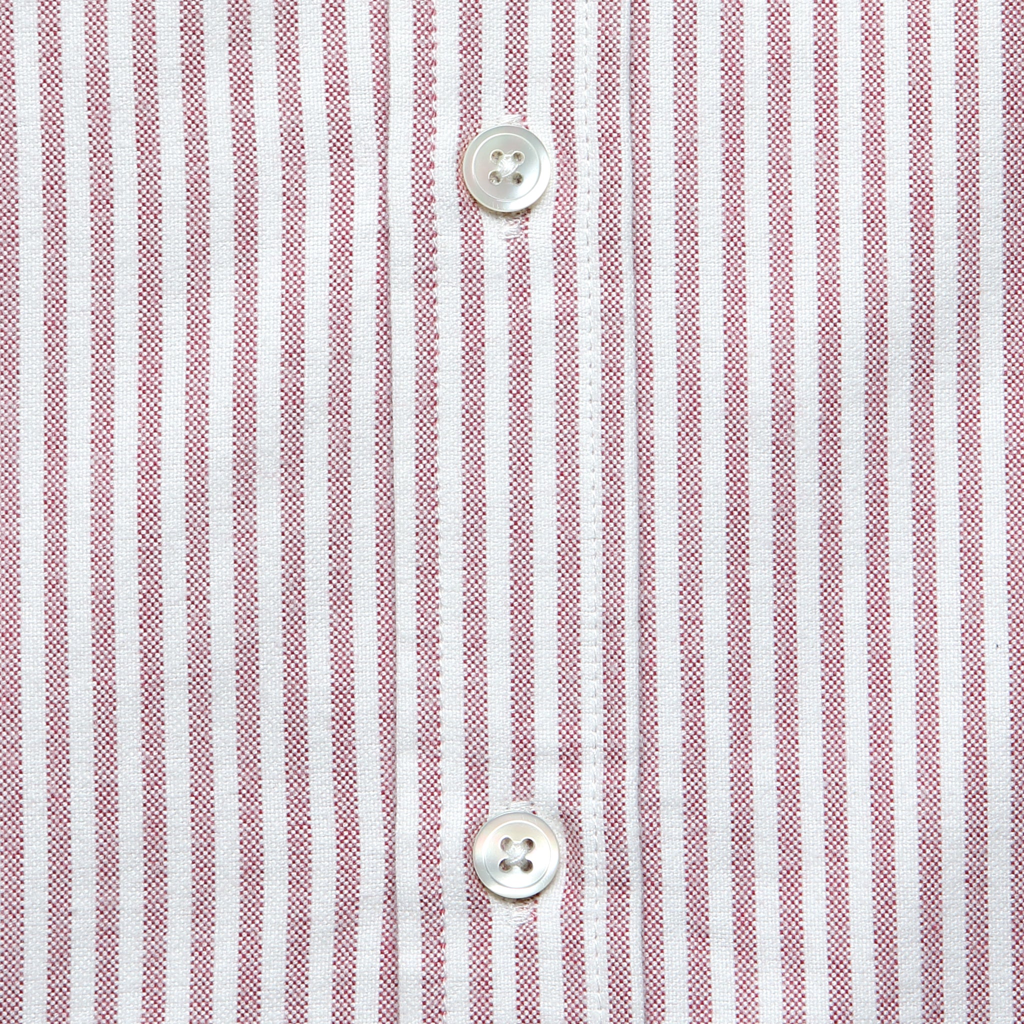 Brushed Stripe Oxford - Bordeaux - Portuguese Flannel - STAG Provisions - Tops - L/S Woven - Stripe