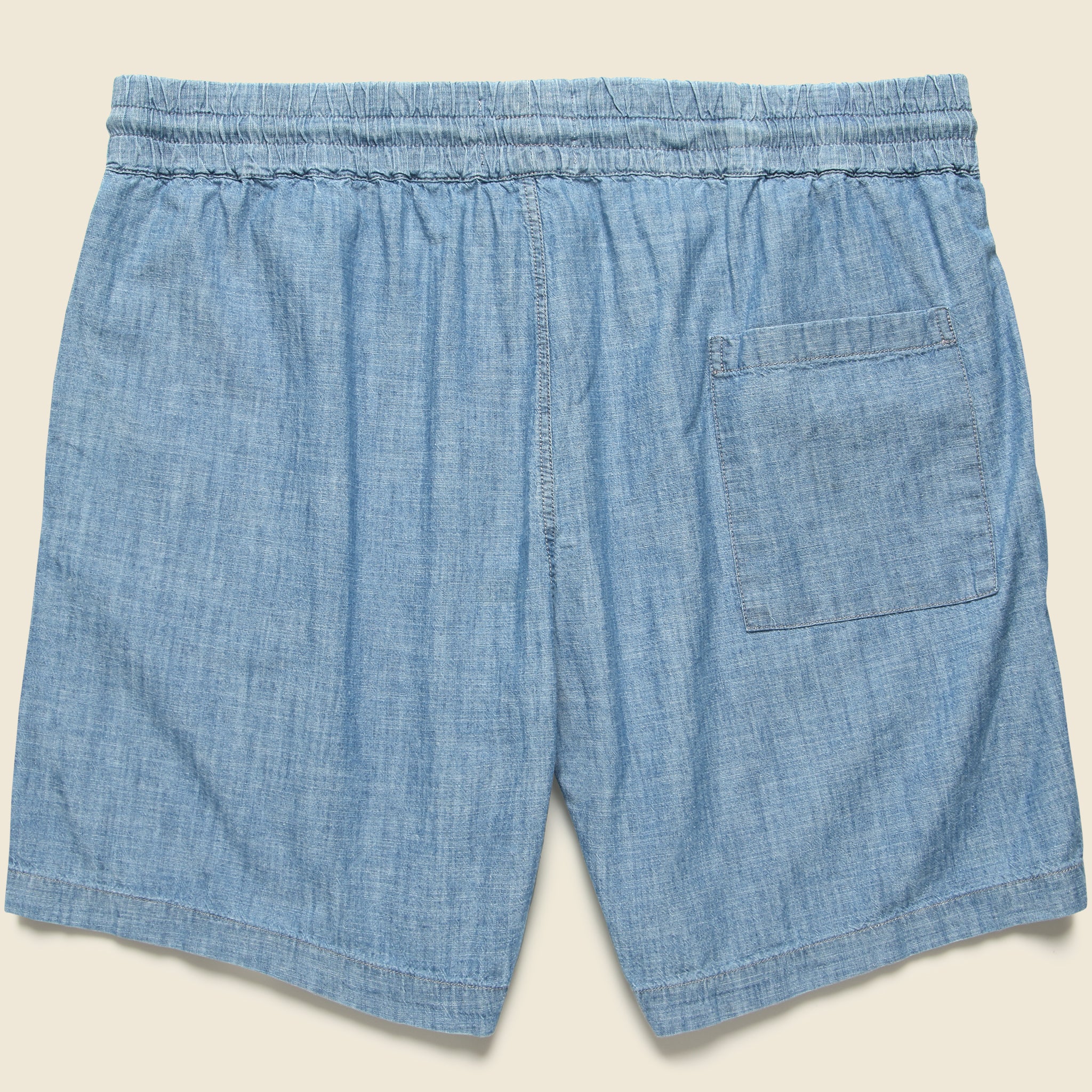 7" Chambray Shorts - Blue - Portuguese Flannel - STAG Provisions - Shorts - Lounge