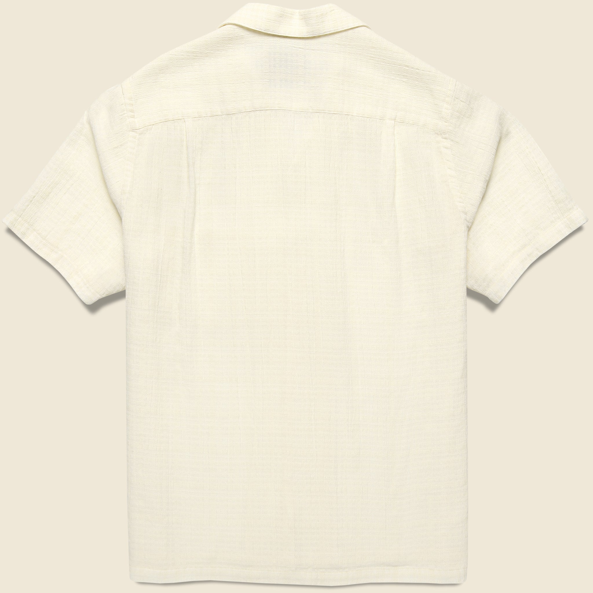 Grain Camp Shirt - White - Portuguese Flannel - STAG Provisions - Tops - S/S Woven - Solid