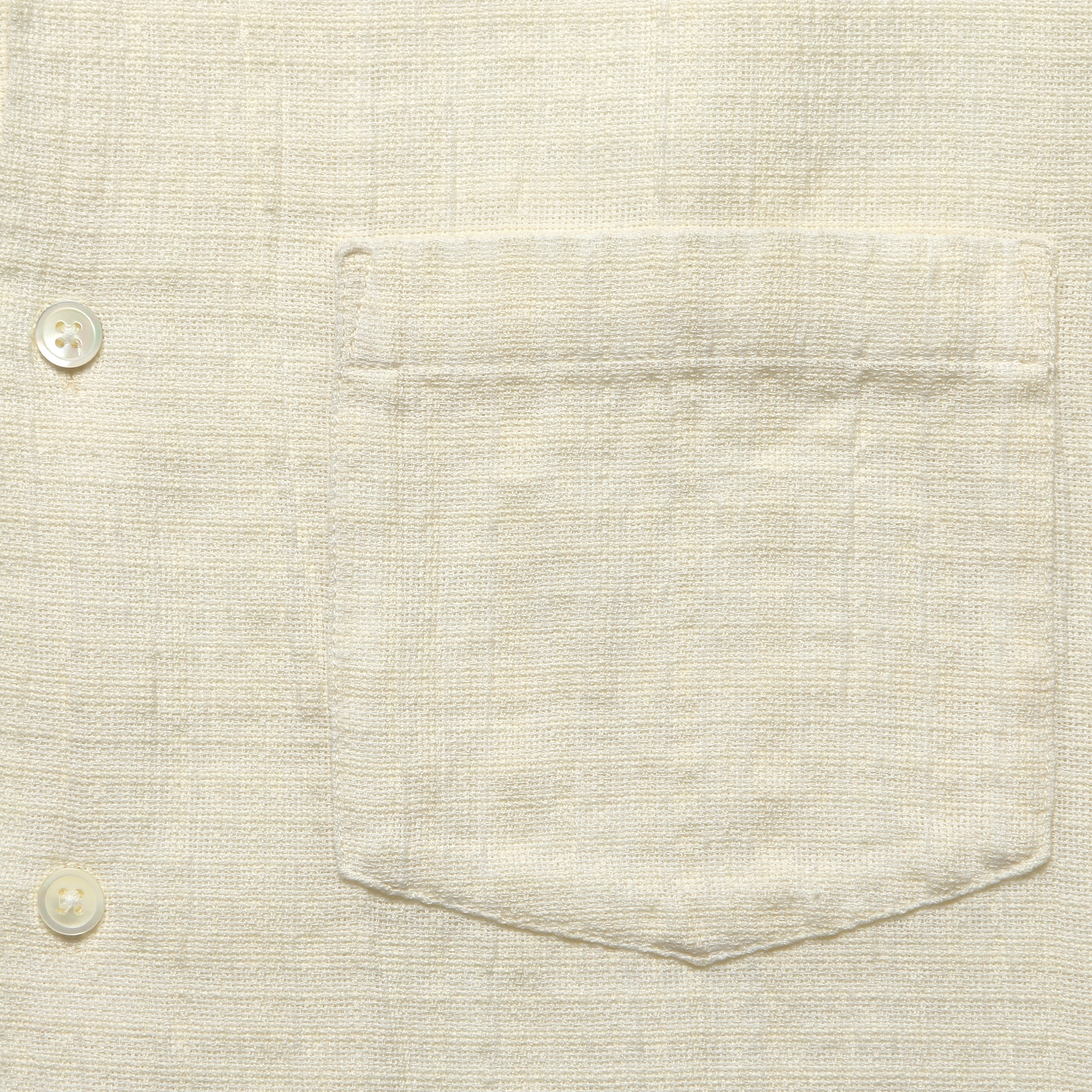Grain Camp Shirt - White - Portuguese Flannel - STAG Provisions - Tops - S/S Woven - Solid