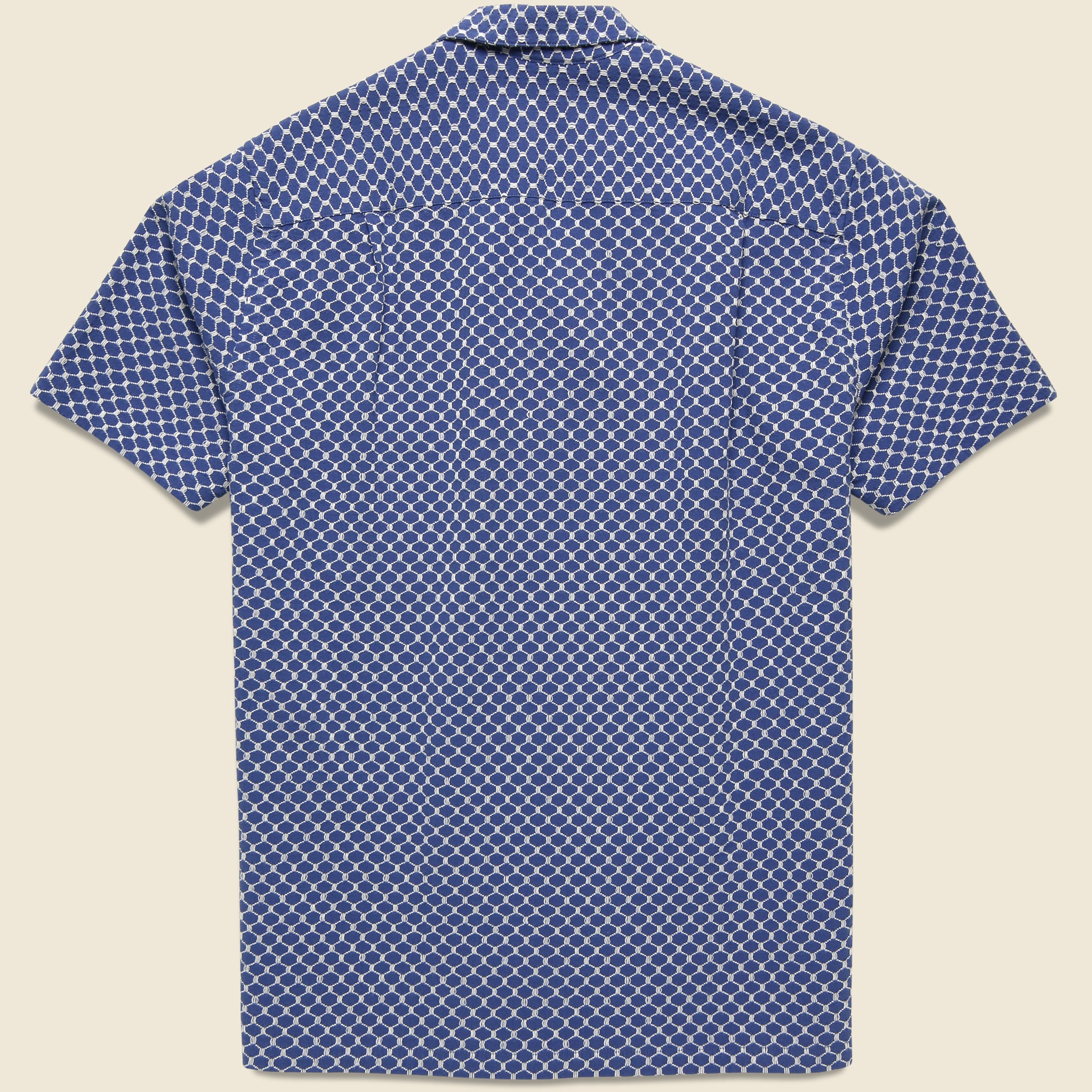Midnight Sky Camp Shirt - Blue - Portuguese Flannel - STAG Provisions - Tops - S/S Woven - Other Pattern