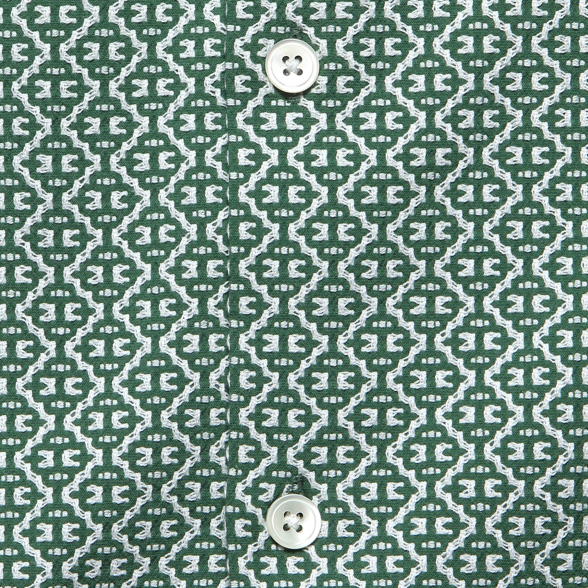 Tile Camp Shirt - Green - Portuguese Flannel - STAG Provisions - Tops - S/S Woven - Other Pattern
