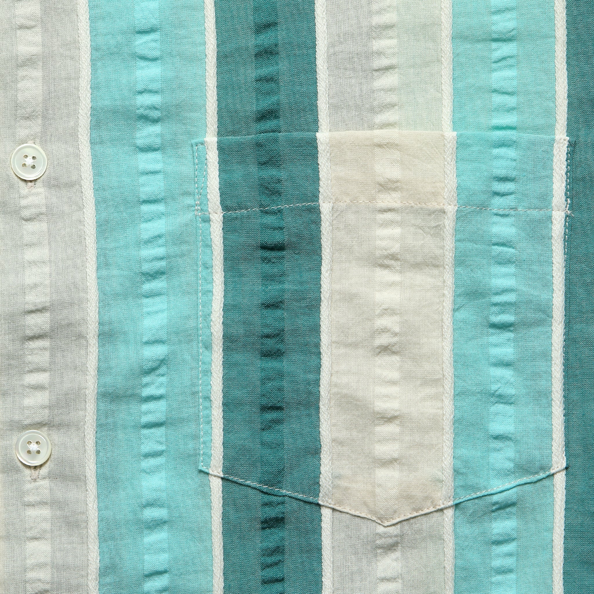 
                          Punta Camp Shirt - Green - Portuguese Flannel - STAG Provisions - Tops - S/S Woven - Stripe
                        