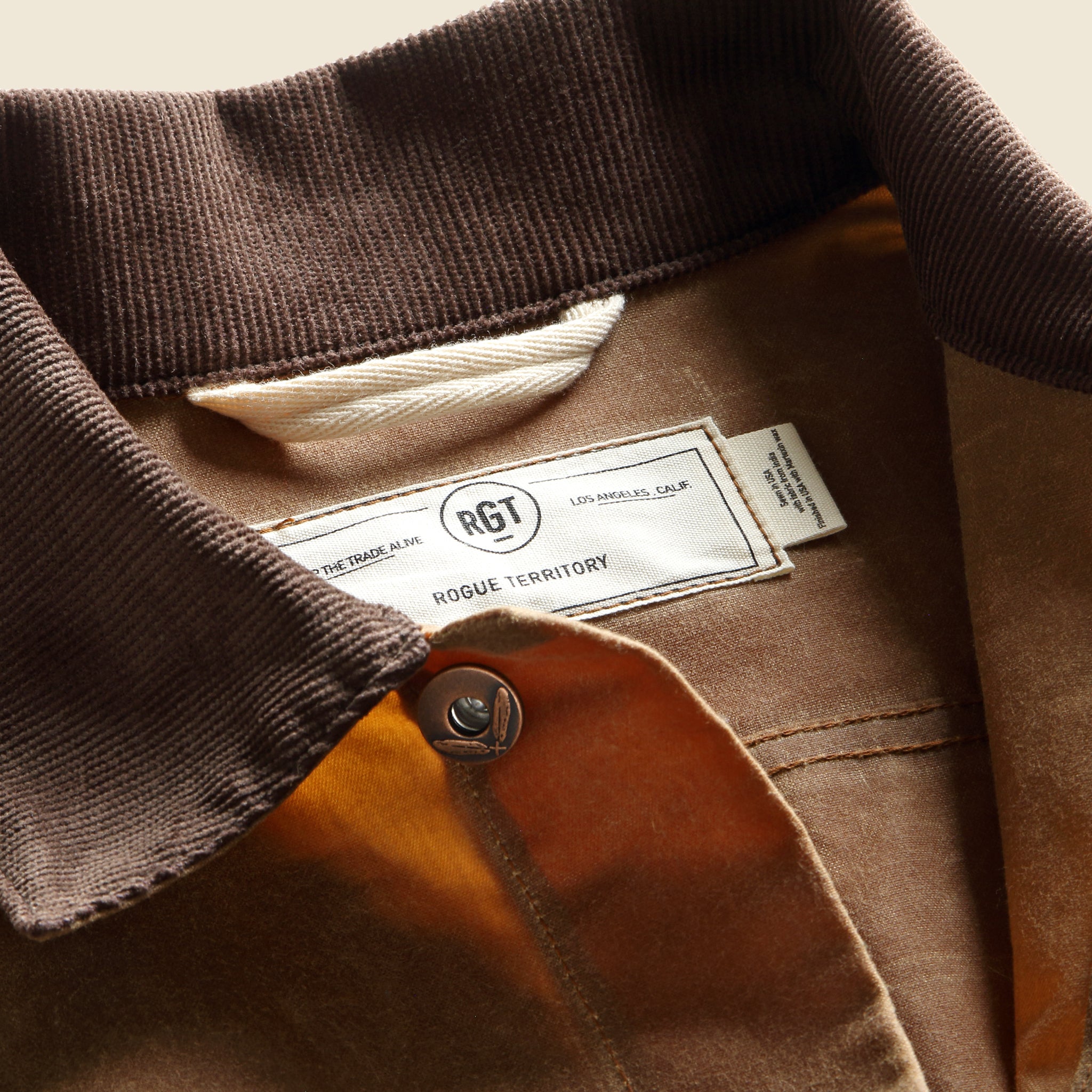 
                          Supply Jacket - Cord Collar Whiskey - Rogue Territory - STAG Provisions - Outerwear - Coat / Jacket
                        