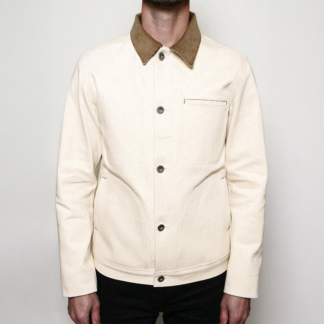 Supply Jacket - Cord Collar Ecru Selvedge - Rogue Territory - STAG Provisions - Outerwear - Coat / Jacket