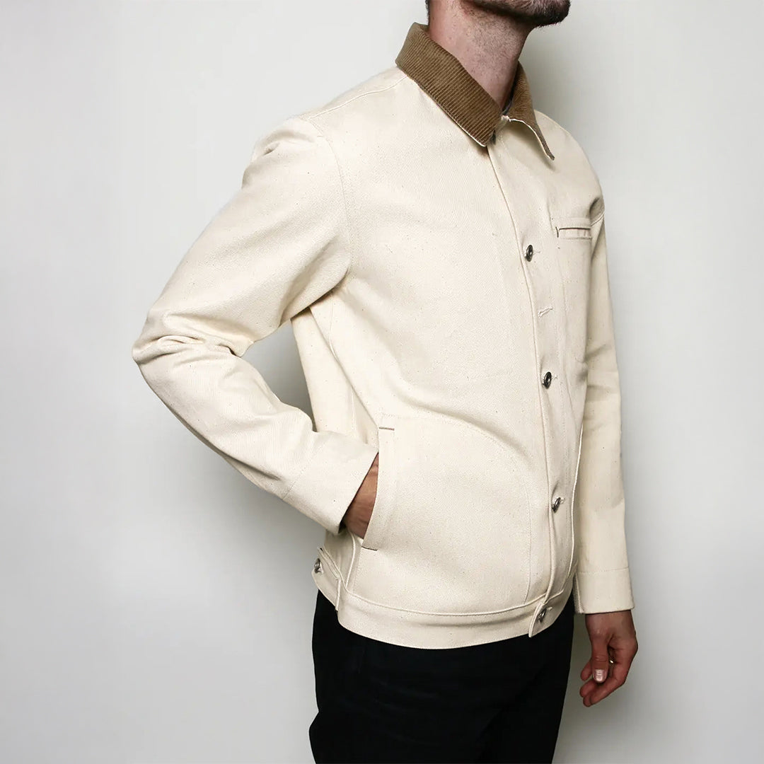 Supply Jacket - Cord Collar Ecru Selvedge - Rogue Territory - STAG Provisions - Outerwear - Coat / Jacket