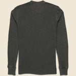 Waffle-Knit Henley - Faded Black - RRL - STAG Provisions - Tops - L/S Knit