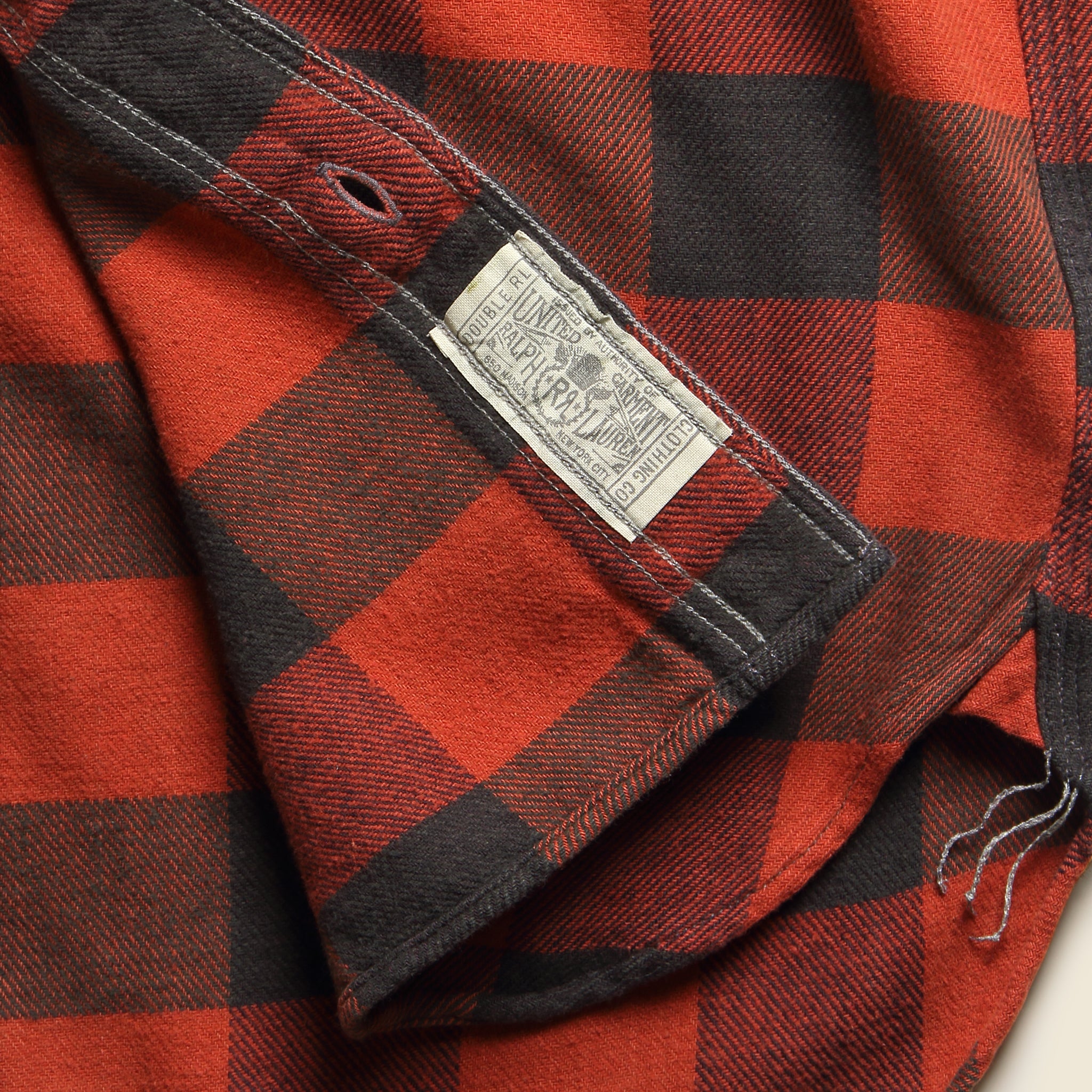 
                          Farrell Plaid Workshirt - Red/Black - RRL - STAG Provisions - Tops - L/S Woven - Plaid
                        