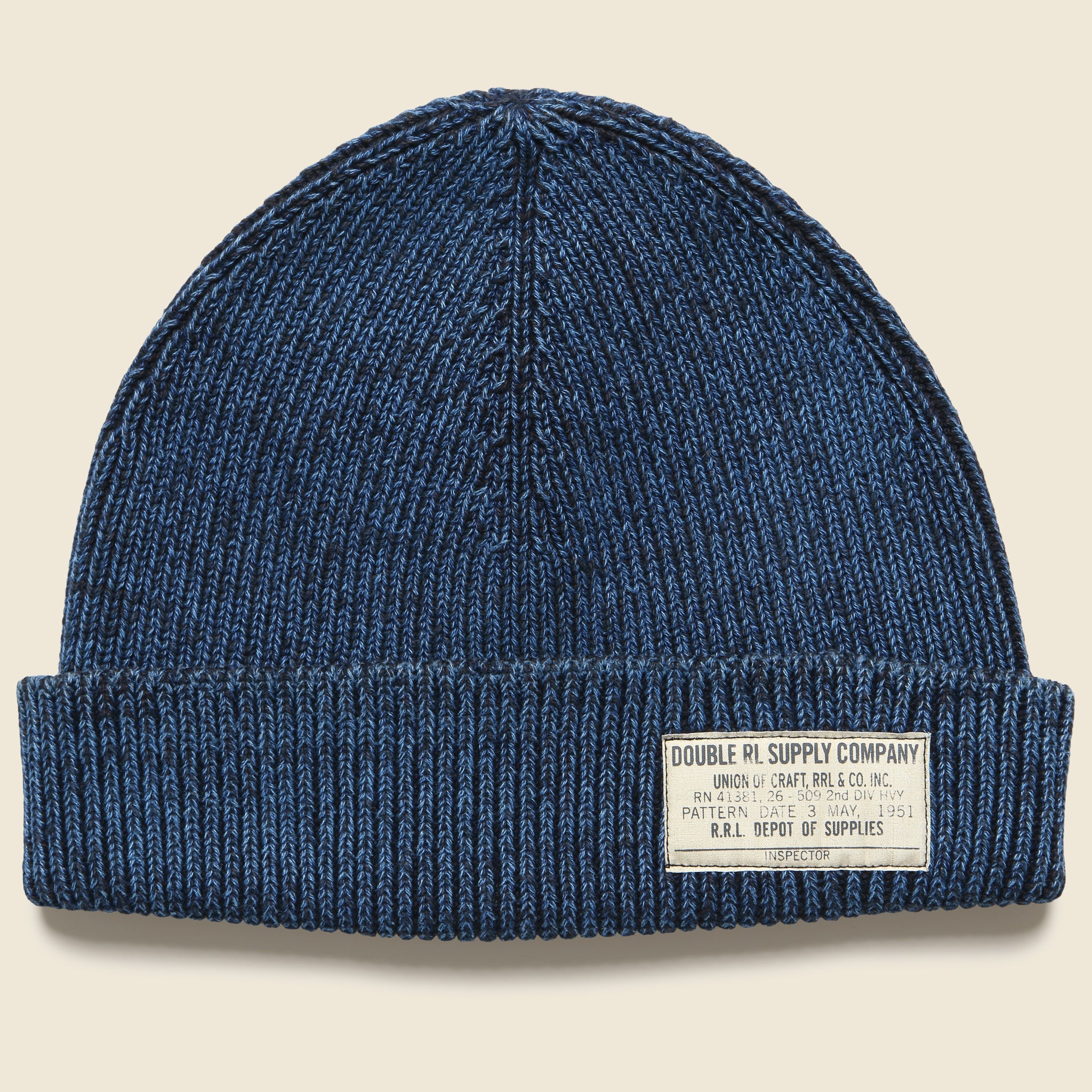 Cotton Watch Cap - Midnight Blue - RRL - STAG Provisions - Accessories - Hats
