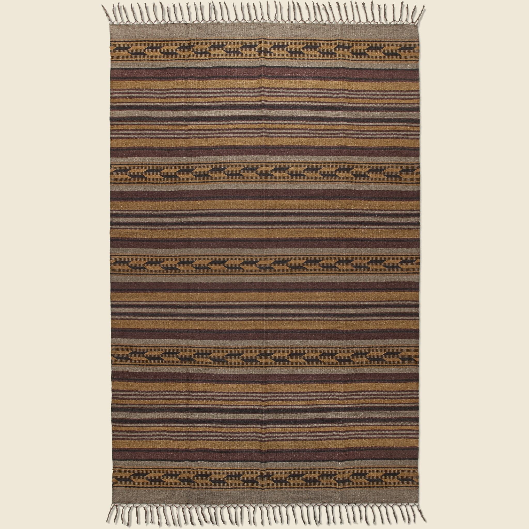 Wool & Cotton Area Rug - Grey/Brown/Multi - RRL - STAG Provisions - Home - Art & Accessories - Rug