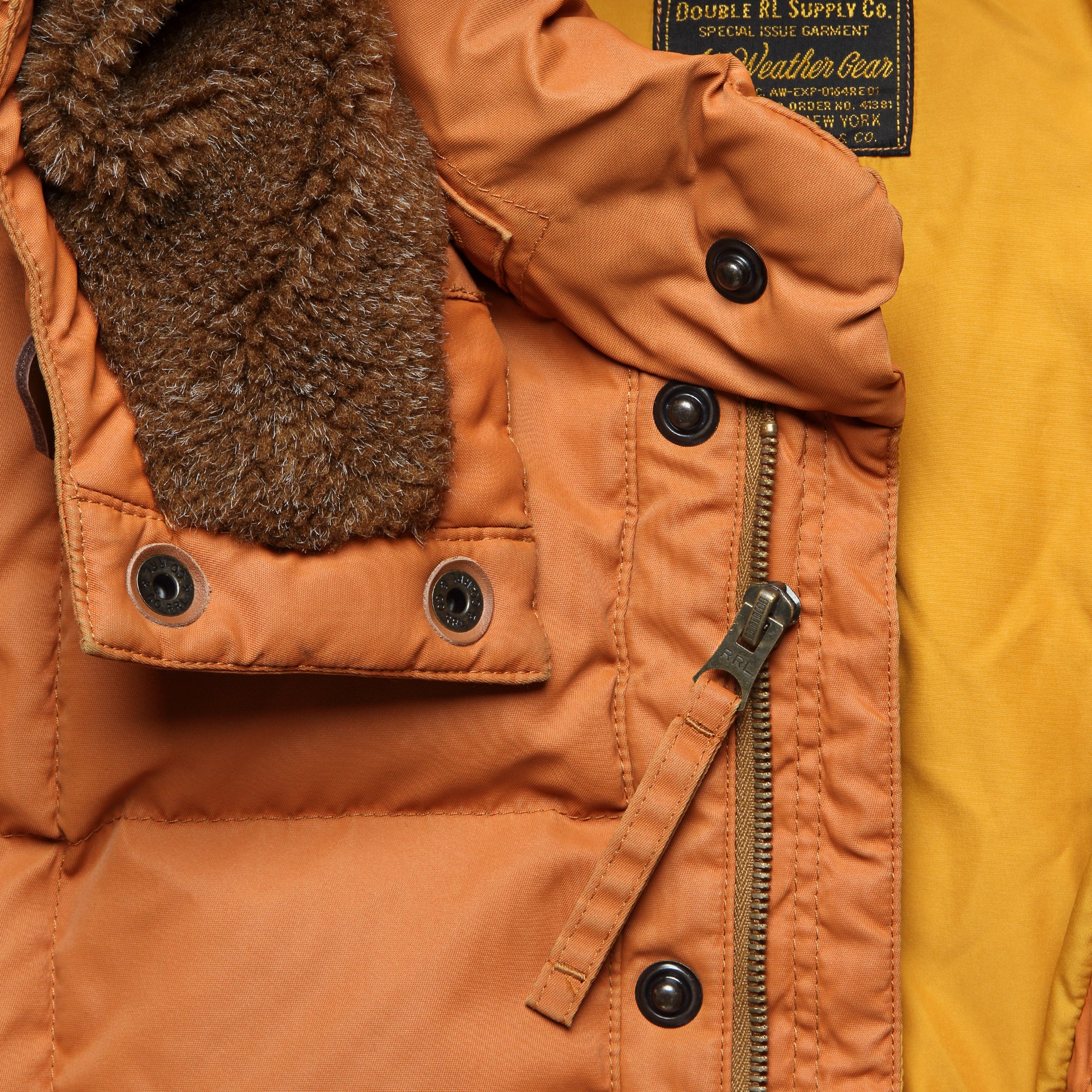 Barrett Sherpa Jacket - Burnt Orange - RRL - STAG Provisions - Outerwear - Coat / Jacket