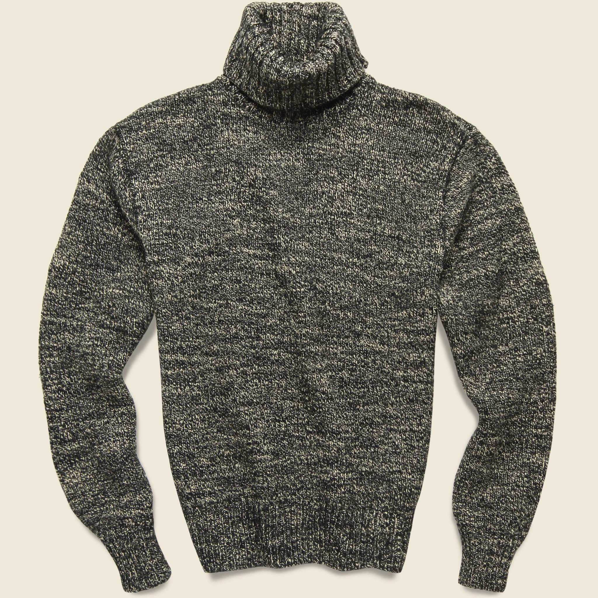 Turtleneck Pullover - Salt Pepper Marl - RRL - STAG Provisions - Tops - Sweater