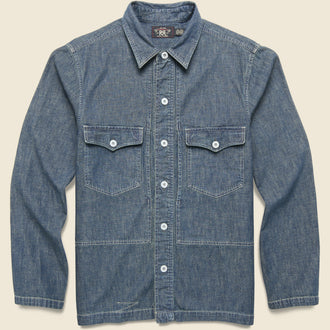 Denim Montgomery Jacket - Indigo