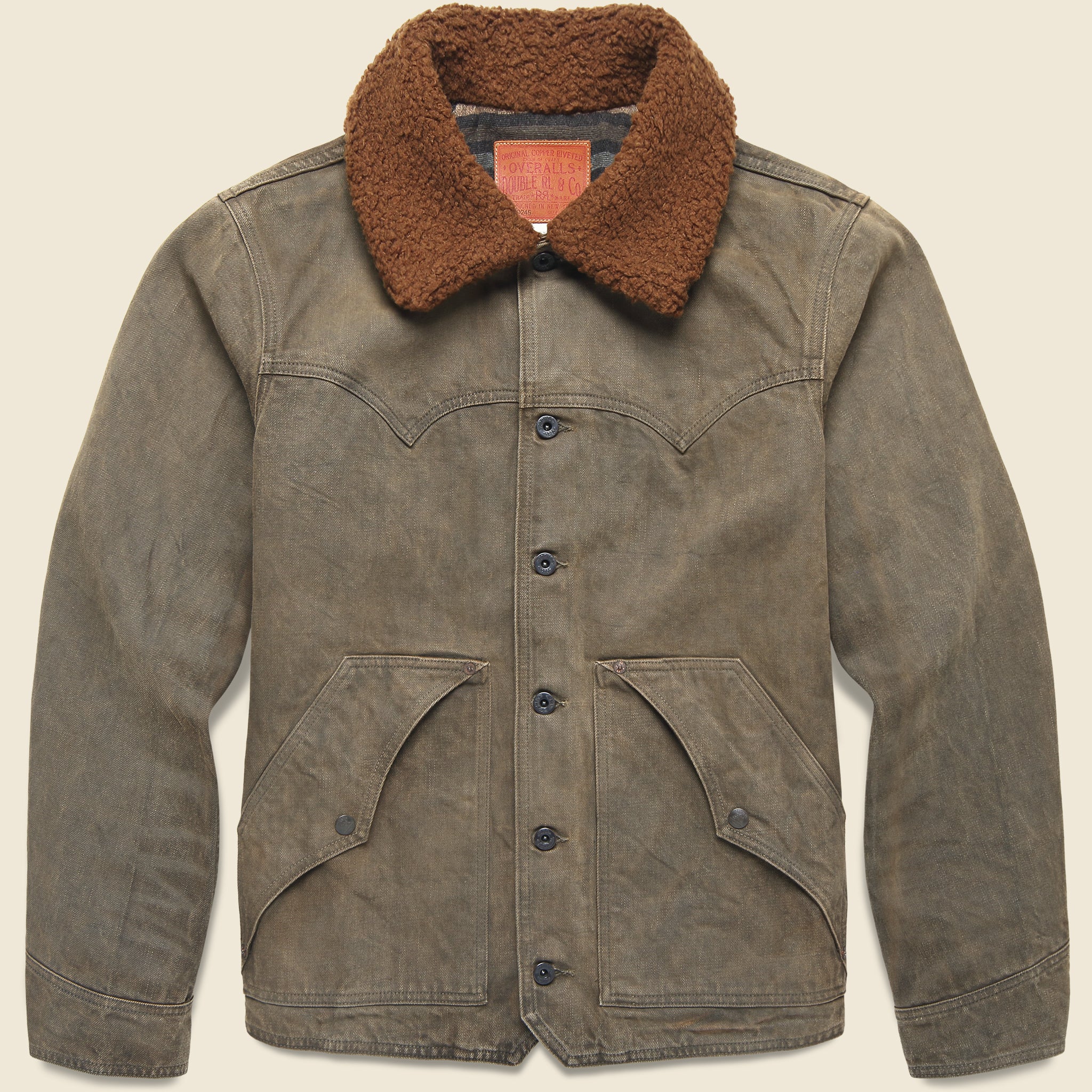 Halkirk Denim Jacket - Brown - RRL - STAG Provisions - Outerwear - Coat / Jacket