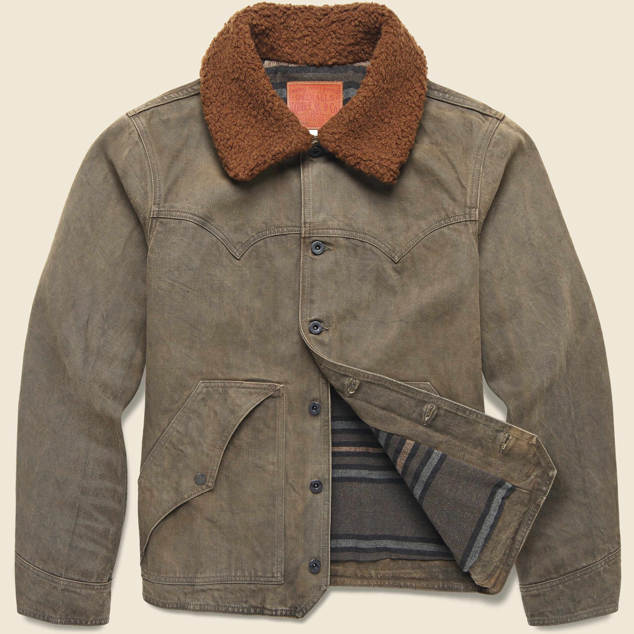 
                          Halkirk Denim Jacket - Brown - RRL - STAG Provisions - Outerwear - Coat / Jacket
                        