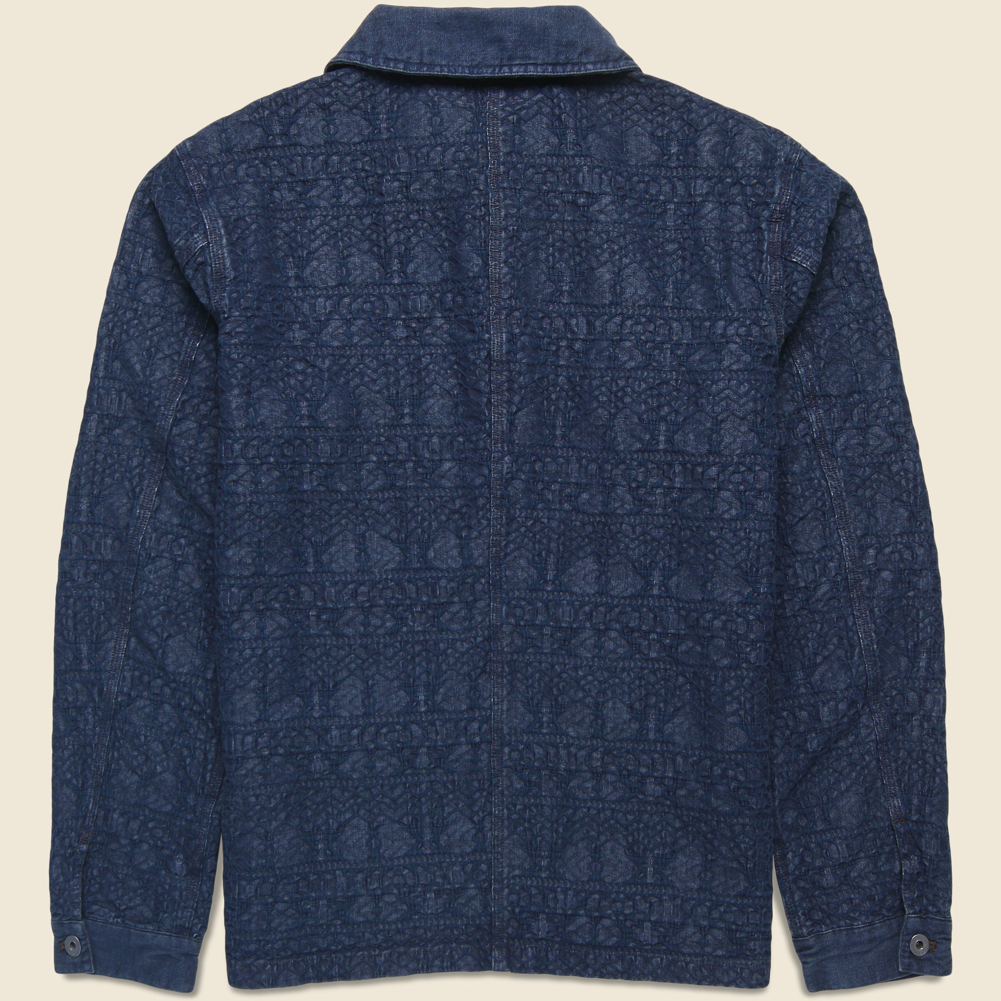 Jacquard Deck Overshirt - Indigo - RRL - STAG Provisions - Outerwear - Coat / Jacket