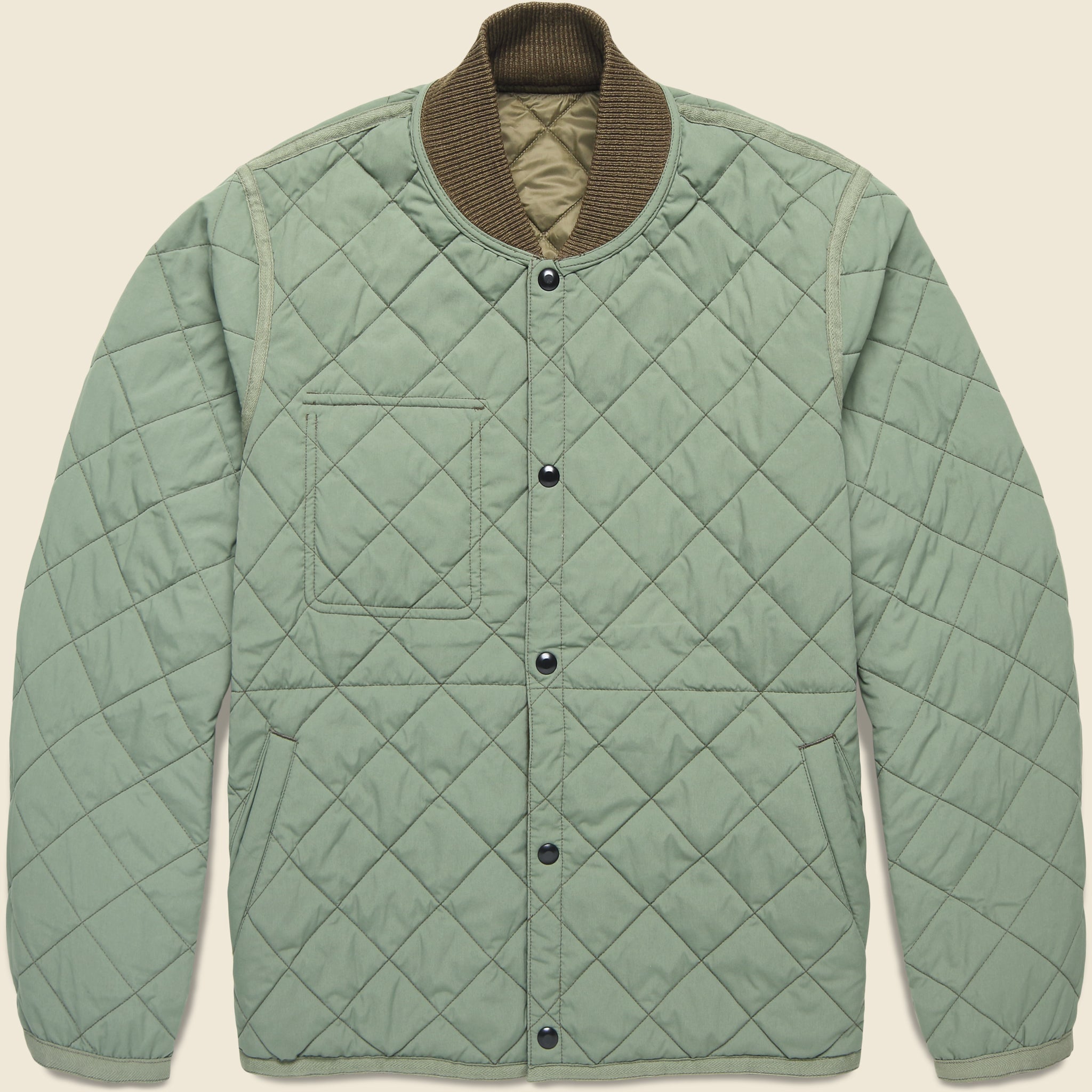 Reversible Edmund Jacket - Green - RRL - STAG Provisions - Outerwear - Coat / Jacket