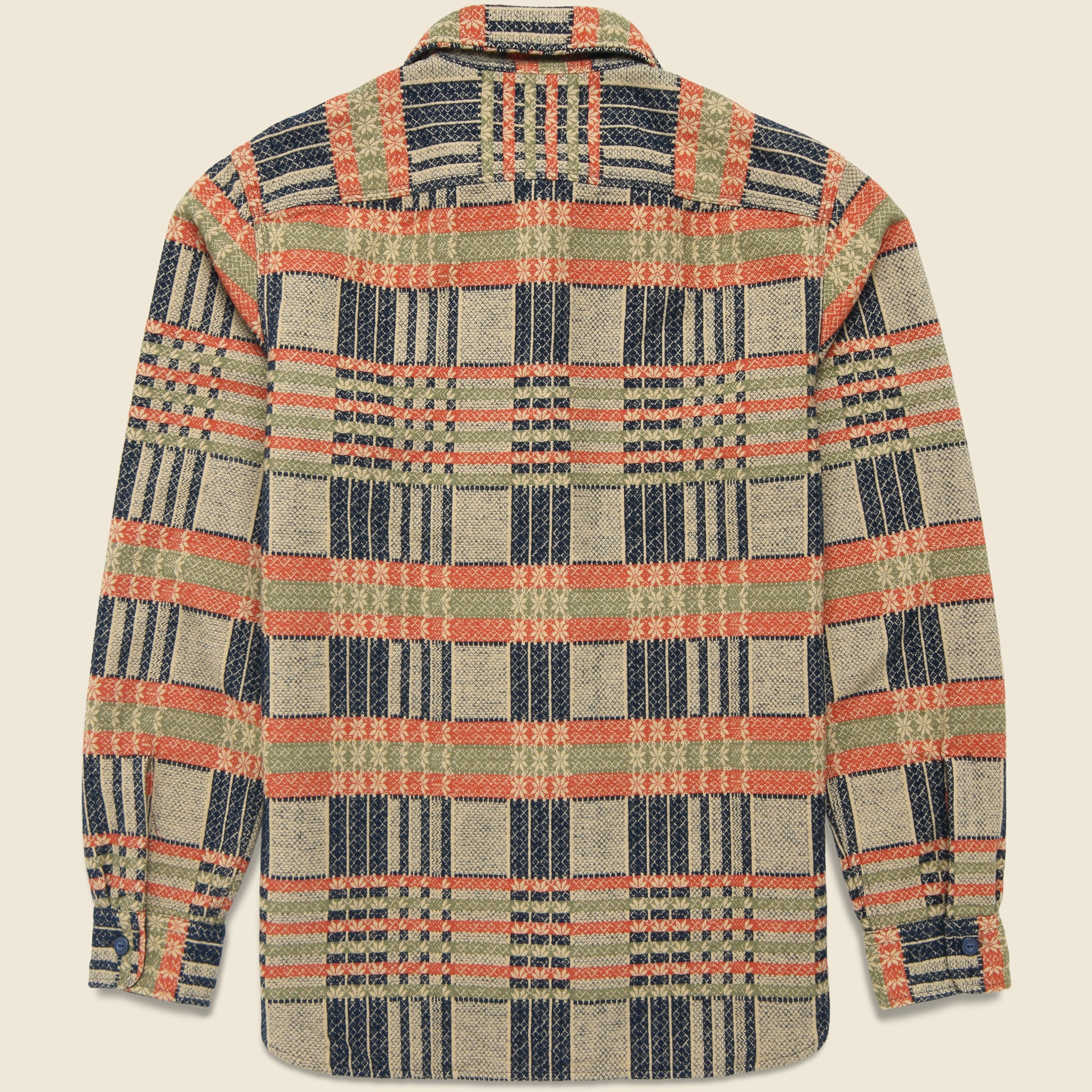 Jacquard Farrell Workshirt - Multi - RRL - STAG Provisions - Tops - L/S Woven - Other Pattern