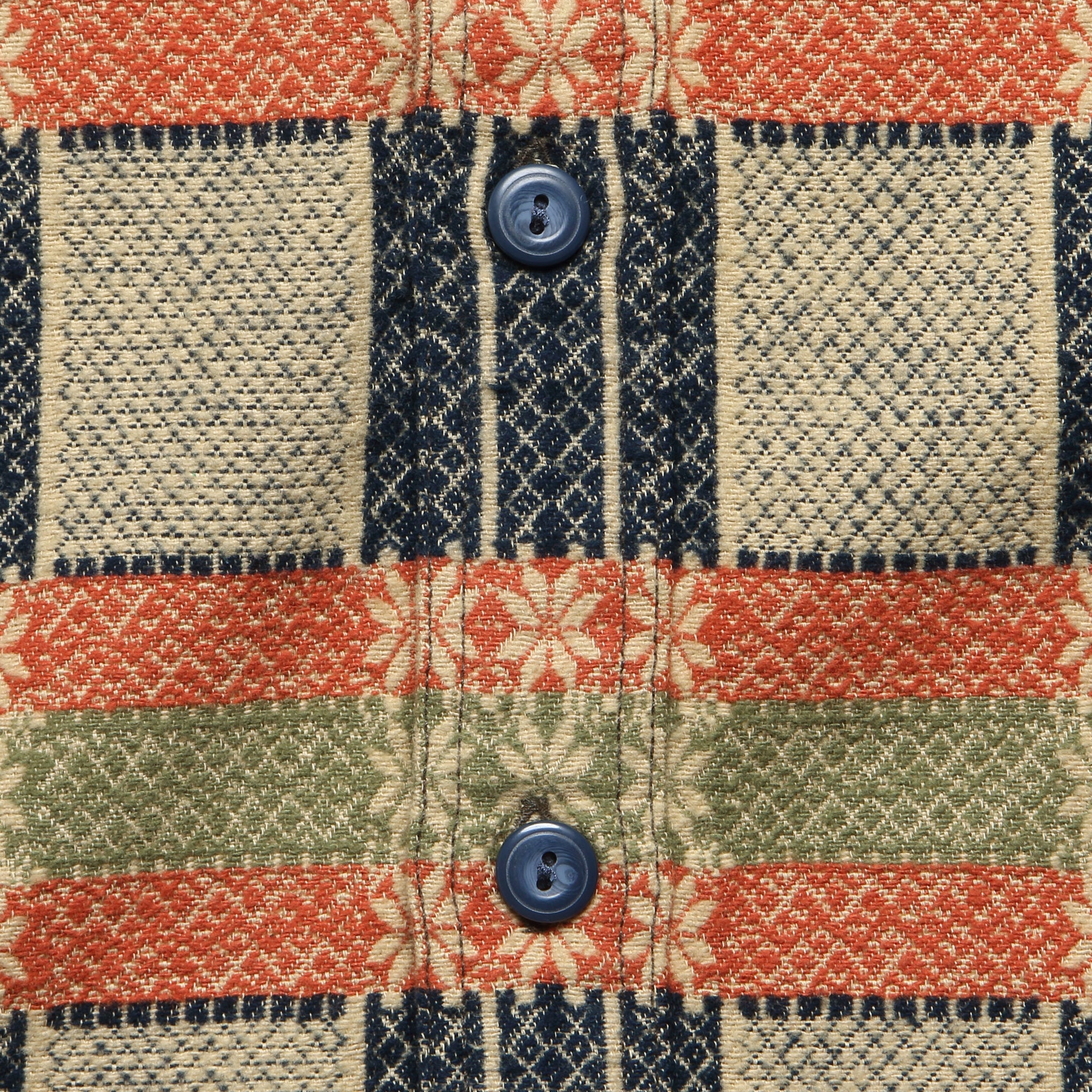 Jacquard Farrell Workshirt - Multi - RRL - STAG Provisions - Tops - L/S Woven - Other Pattern