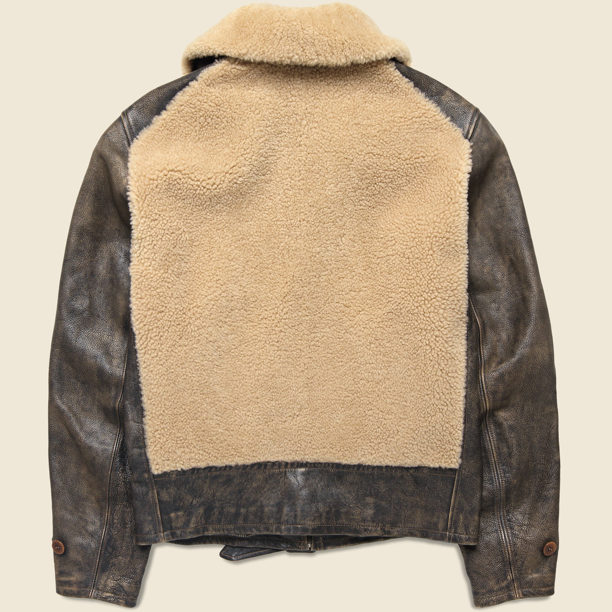 Geronimo Moto Jacket - Brown - RRL - STAG Provisions - Outerwear - Coat / Jacket