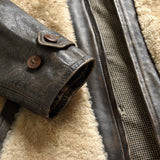 Shearling Moto Jacket - Brown - RRL - STAG Provisions - Outerwear - Coat / Jacket