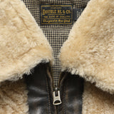Shearling Moto Jacket - Brown - RRL - STAG Provisions - Outerwear - Coat / Jacket