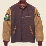 Hendee Bomber Jacket - Burgundy - RRL - STAG Provisions - Outerwear - Coat / Jacket