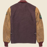 Hendee Bomber Jacket - Burgundy - RRL - STAG Provisions - Outerwear - Coat / Jacket