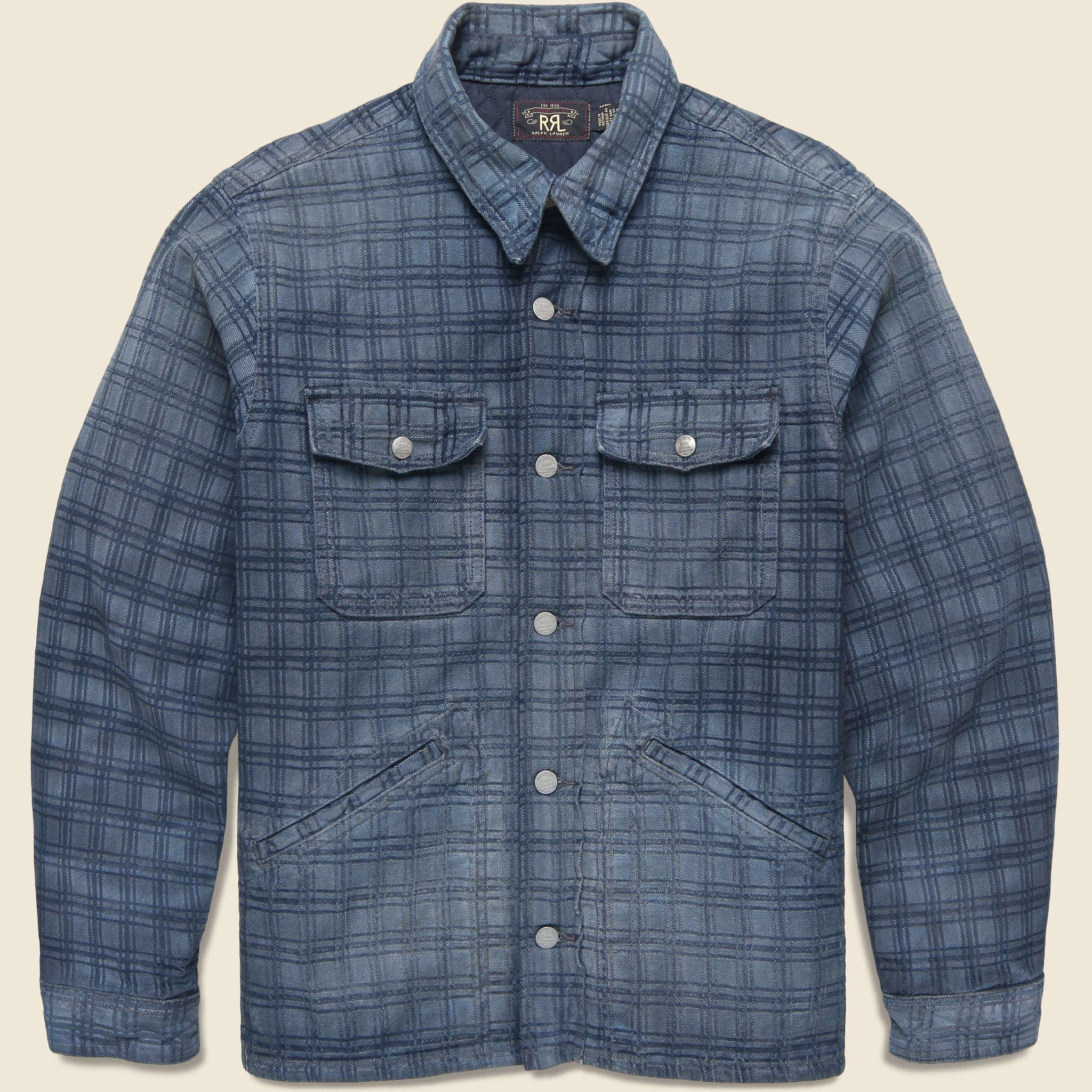 Holland Shirt Jacket - Blue - RRL - STAG Provisions - Outerwear - Shirt Jacket