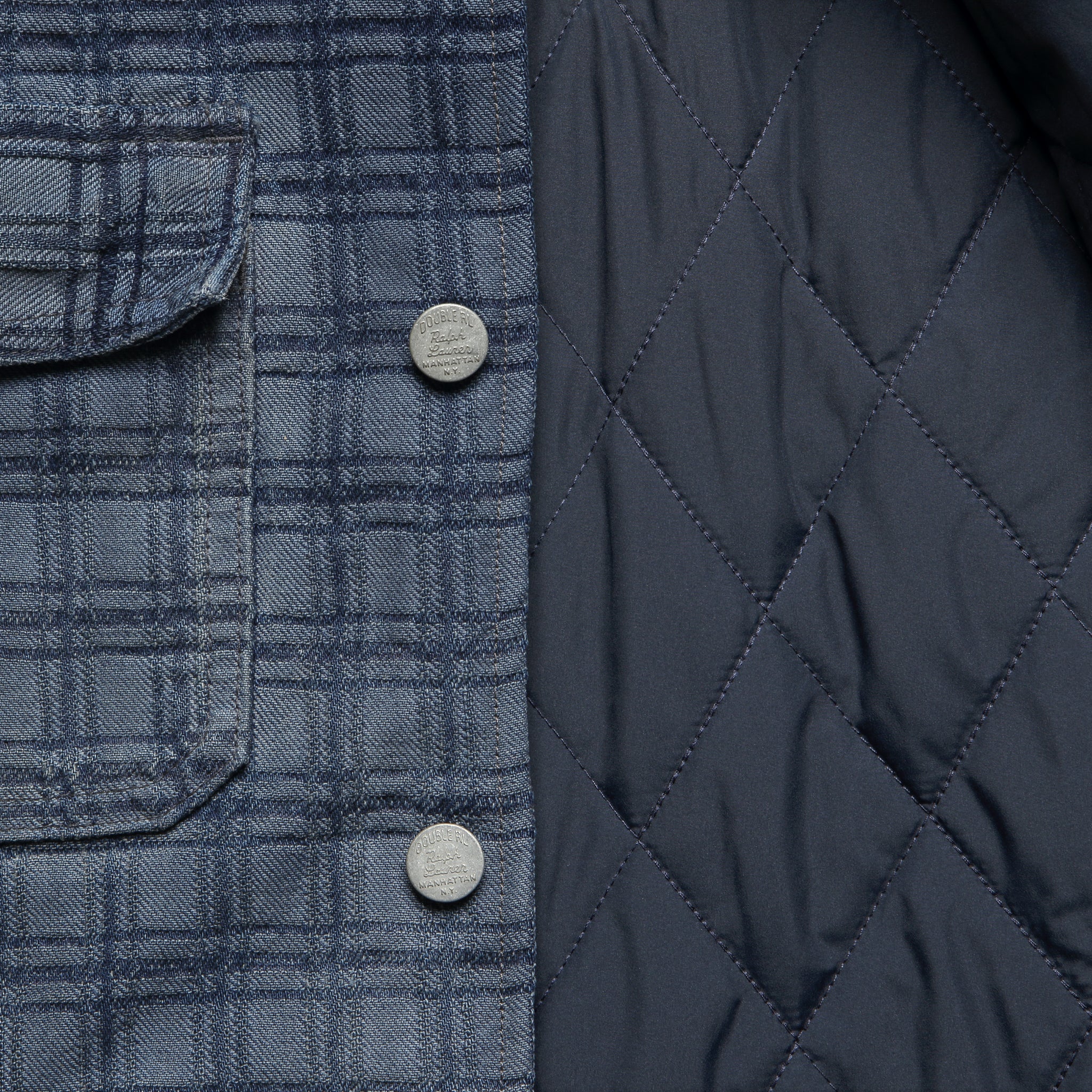 
                          Holland Shirt Jacket - Blue - RRL - STAG Provisions - Outerwear - Shirt Jacket
                        