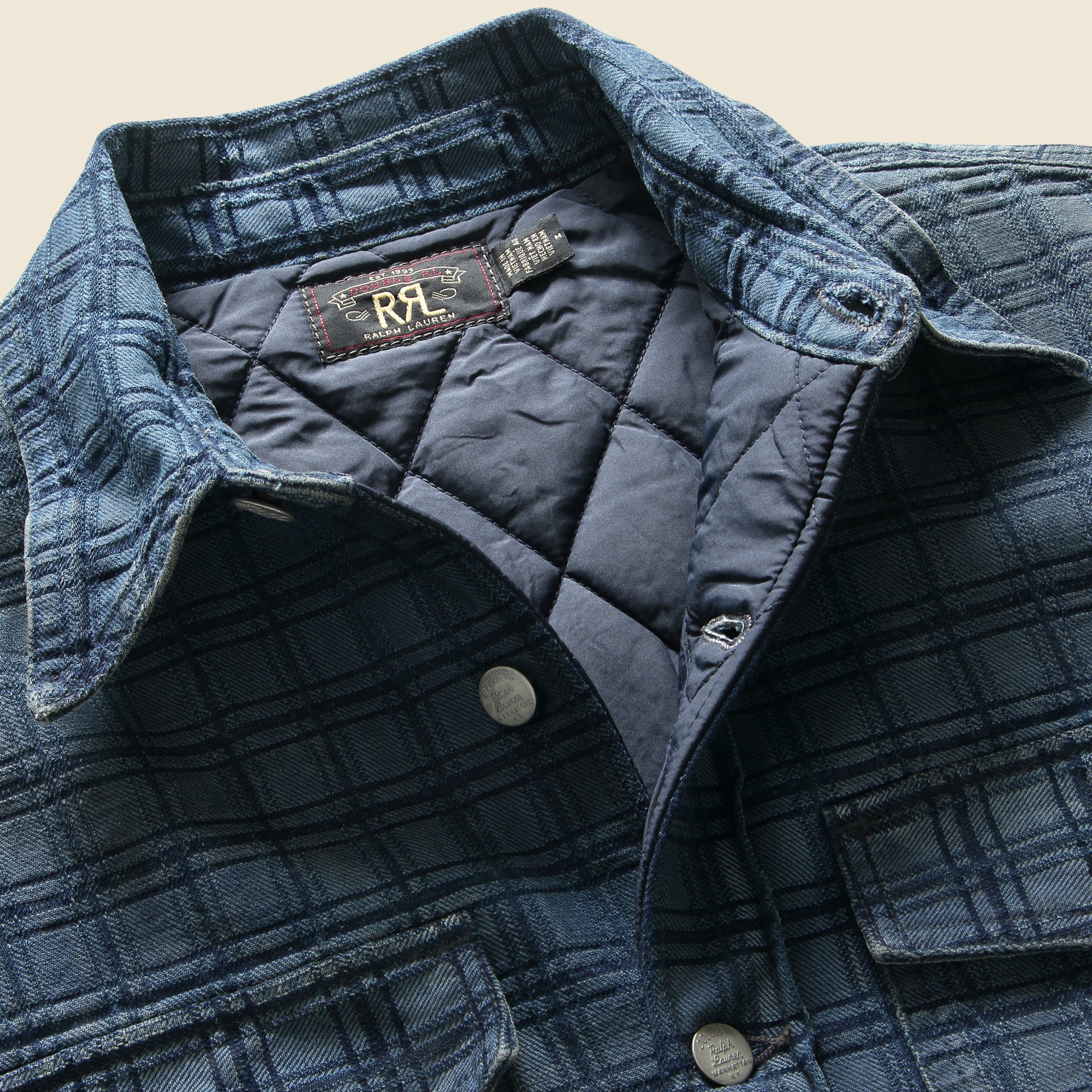 Holland Shirt Jacket - Blue - RRL - STAG Provisions - Outerwear - Shirt Jacket