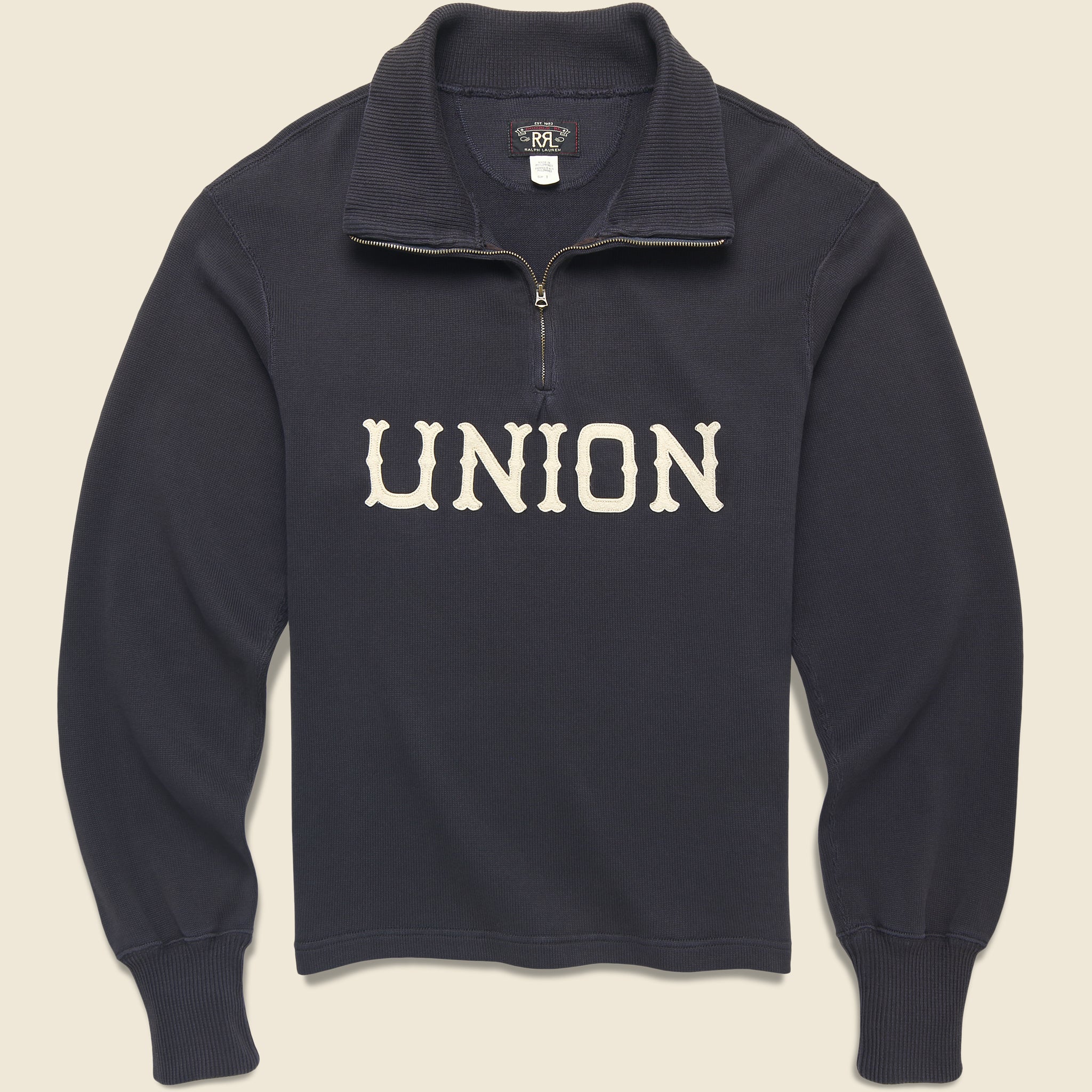 Finn Pullover - Navy - RRL - STAG Provisions - Tops - Fleece / Sweatshirt