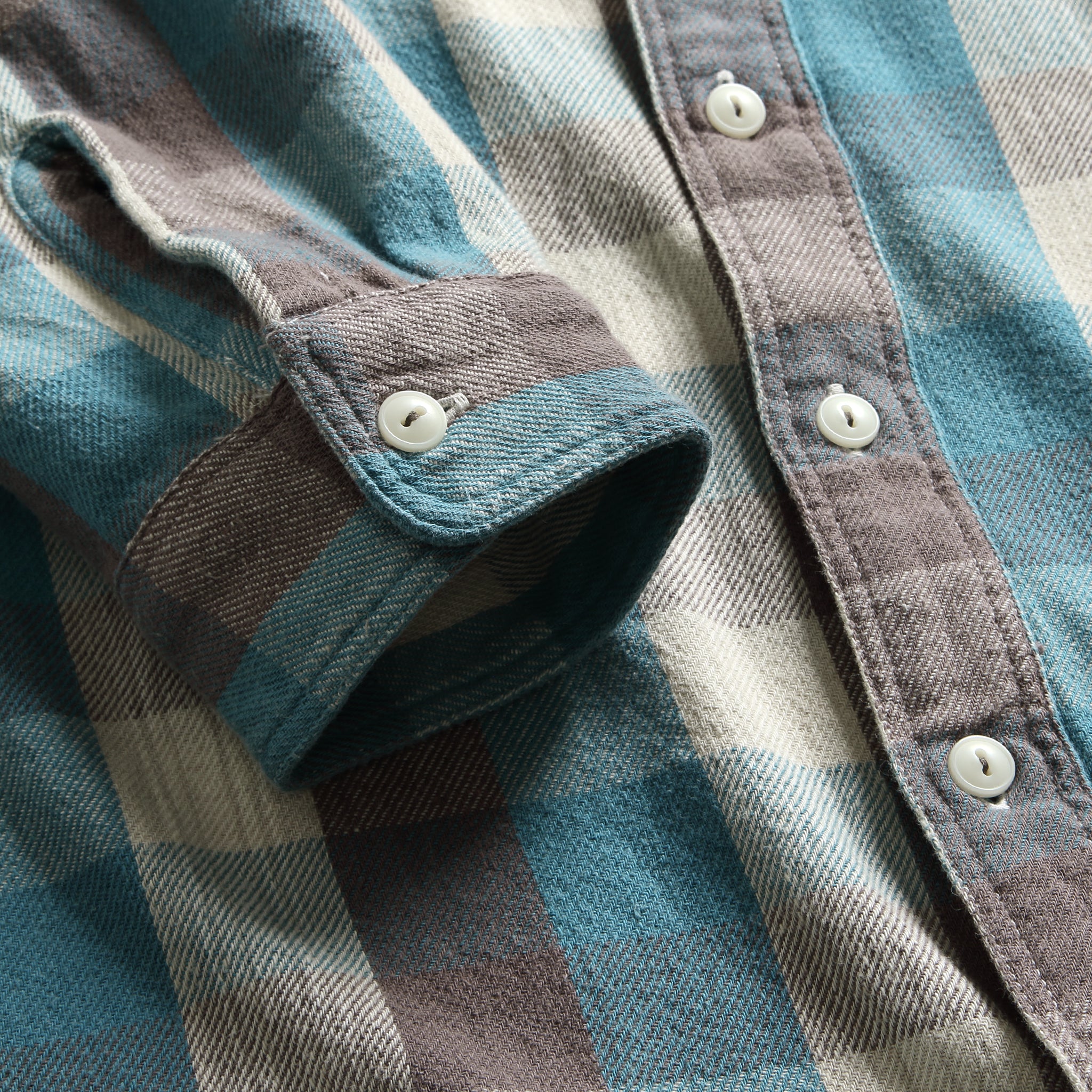
                          Craftsman Sport Shirt - Blue - RRL - STAG Provisions - Tops - L/S Woven - Plaid
                        