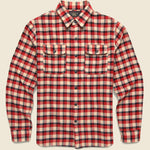 Matlock Sport Shirt - Red - RRL - STAG Provisions - Tops - L/S Woven - Plaid