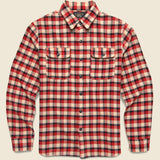 Matlock Sport Shirt - Red - RRL - STAG Provisions - Tops - L/S Woven - Plaid