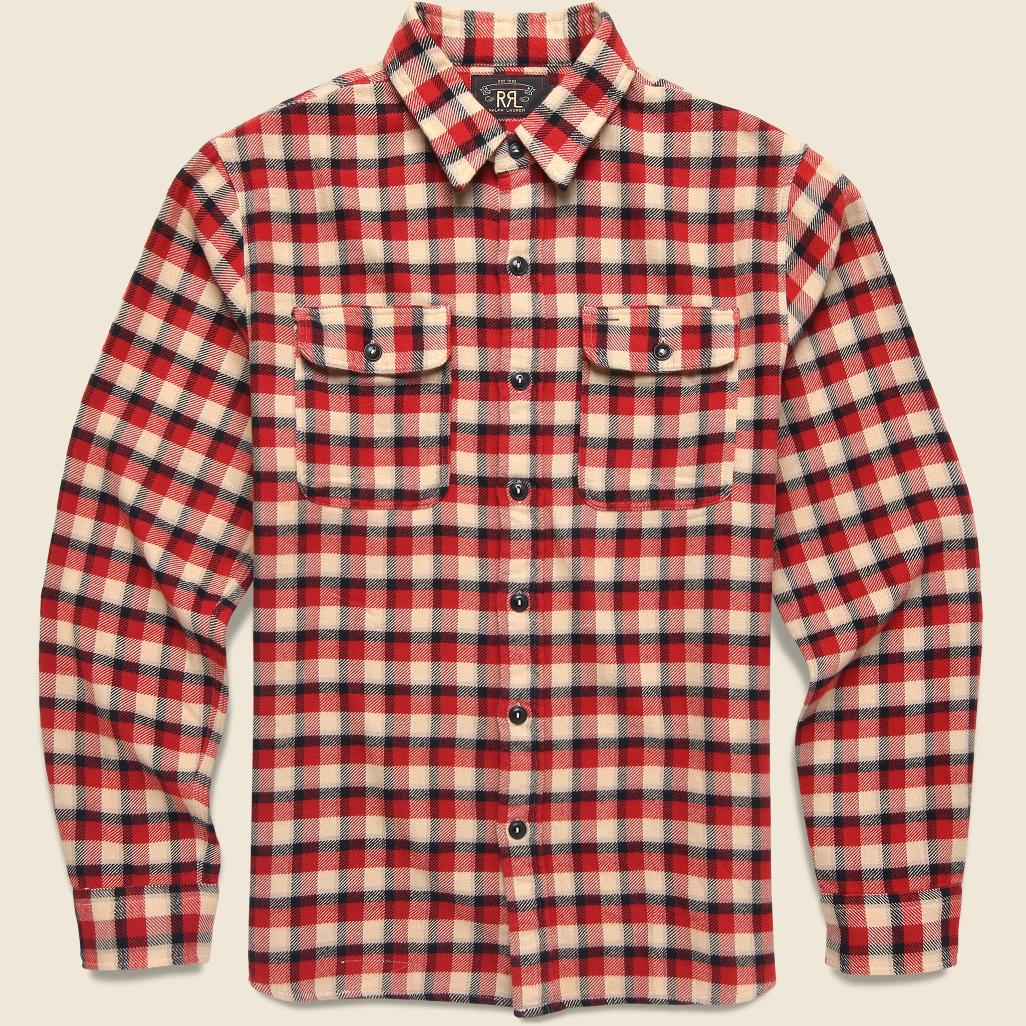 Matlock Sport Shirt - Red - RRL - STAG Provisions - Tops - L/S Woven - Plaid
