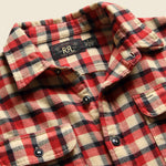 Matlock Sport Shirt - Red - RRL - STAG Provisions - Tops - L/S Woven - Plaid