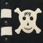 Skull Shawl Cardigan - Black - RRL - STAG Provisions - Tops - Sweater