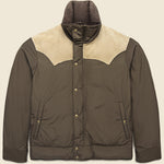 Leather-Yoke Western Jacket - Olive - RRL - STAG Provisions - Outerwear - Coat / Jacket